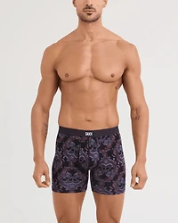 Vibe Xtra Boxer Brief : SKULL BROCADE - BLACK