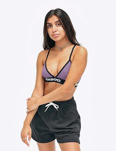 Convertible Triangle Bra Violet