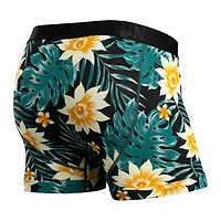 Classic TROPICAL FLORAL BLACK short boxer shorts