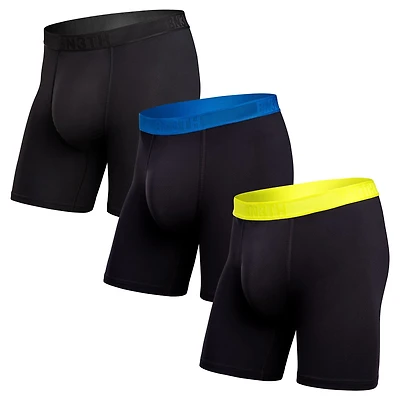 Pack de 3 Boxers PRO FLEX BLACK/SKYDIVER/ACID LIME