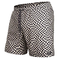 Agua Volley Jersey 2N1 7" WARPED CHECKER-VANILLA
