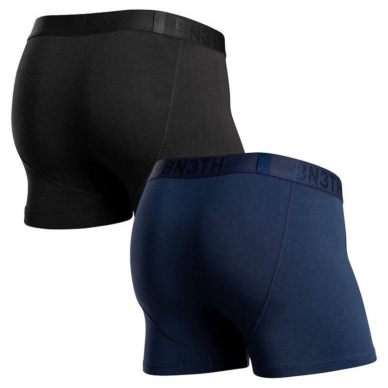 Pack de 2 boxers courts Classic Black and Navy