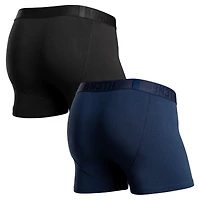 Pack de 2 boxers courts Classic Black and Navy