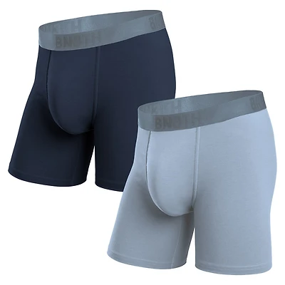 Pack of 2 Essentials boxers MIDNIGHT NAVY/DUSTY BLUE