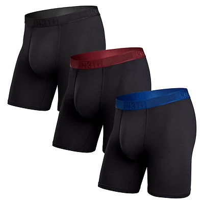 Pack de 3 Boxers PRO FLEX BLACK/RECOVERY/RHUBARB