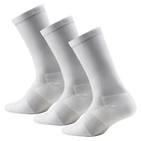 Pack of 3 Pro Crew White socks
