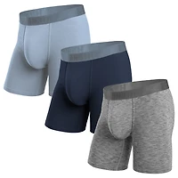 Pack of 3 Essentials boxers DUSTY/MIDNIGHT/HEATHER GRAY