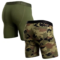 Pack de 2 boxers Classic BRONZE GREEN/CAMO GREEN