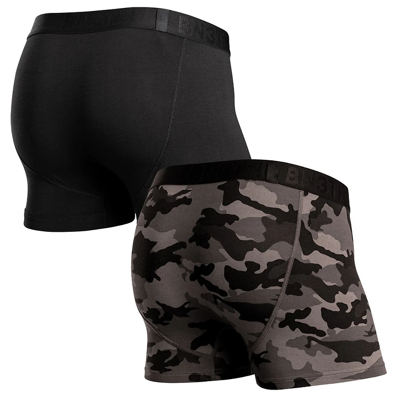 Pack de 2 boxers courts Classic BLACK/CAMO COVERT