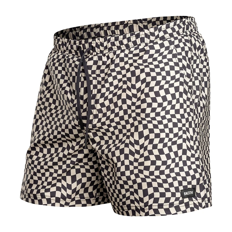 Agua Volley Jersey 2N1 5" WARPED CHECKER-VANILLA