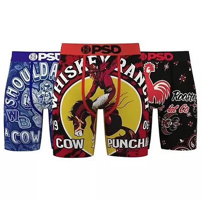 3-Pack Cowboy Life Boxers