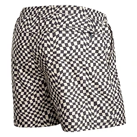Agua Volley Jersey 2N1 5" WARPED CHECKER-VANILLA