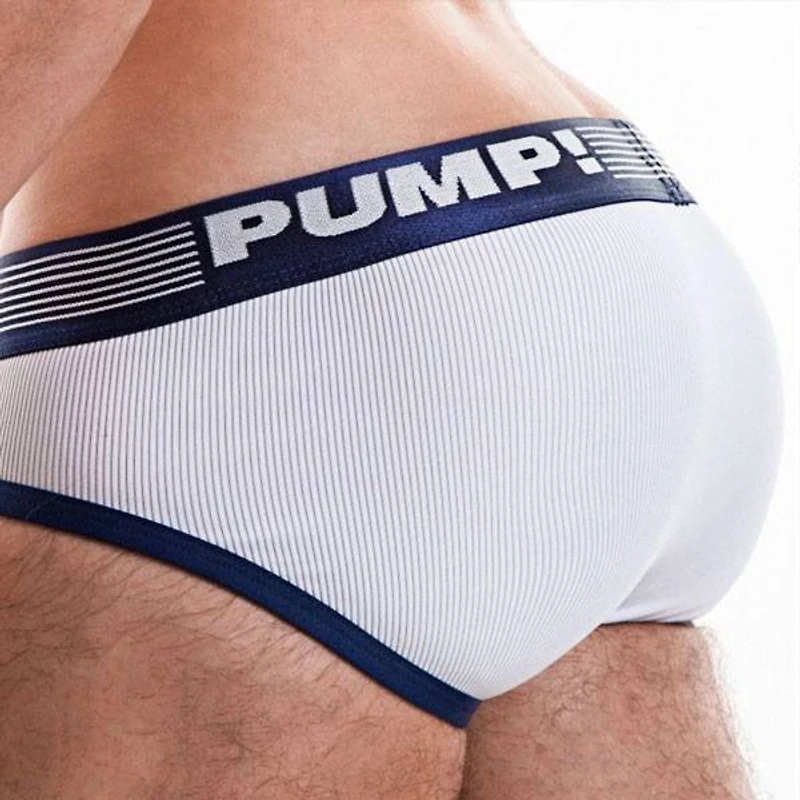 Pump! - Brief : Navy Ribbed
