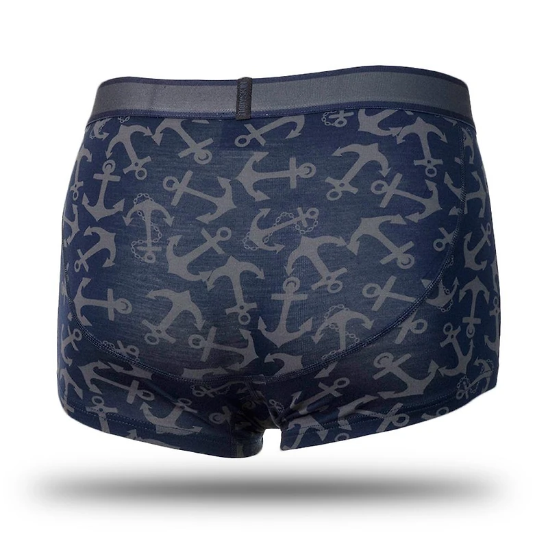 Boxer court Bodyskin Swag bleu avec ancres