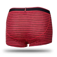 Boxer court BodySkin Swag rouge ligné