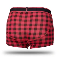 Boxer court Bodyskin Swag rouge carreauté