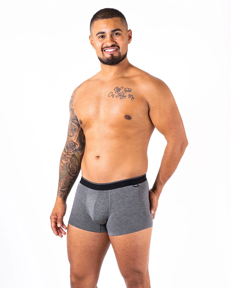 Boxer court Bodyskin Daily gris mixé