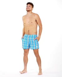 Maillot de bain Bodyskin Wave Check bleu et orange