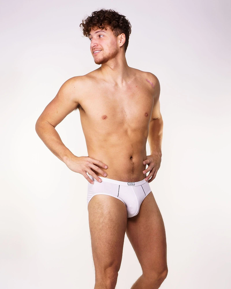 Bodyskin - Bamboo Brief : White