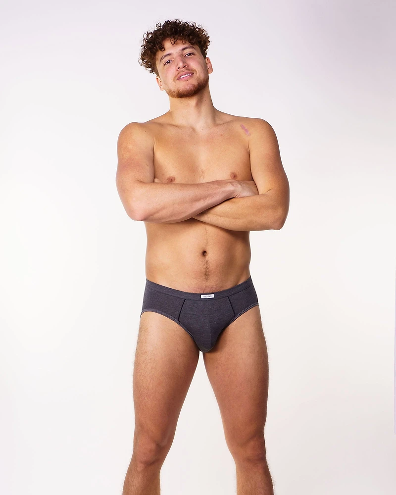 Bodyskin - Bamboo Brief : Charcoal