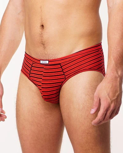 Red Bodyskin brief with lines