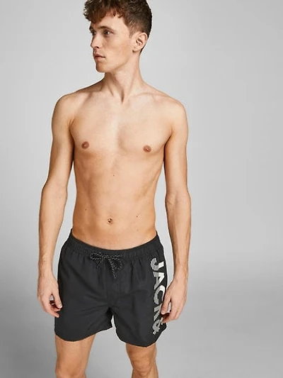 Maillot de bain Jack & Jones Akm Logo Noir