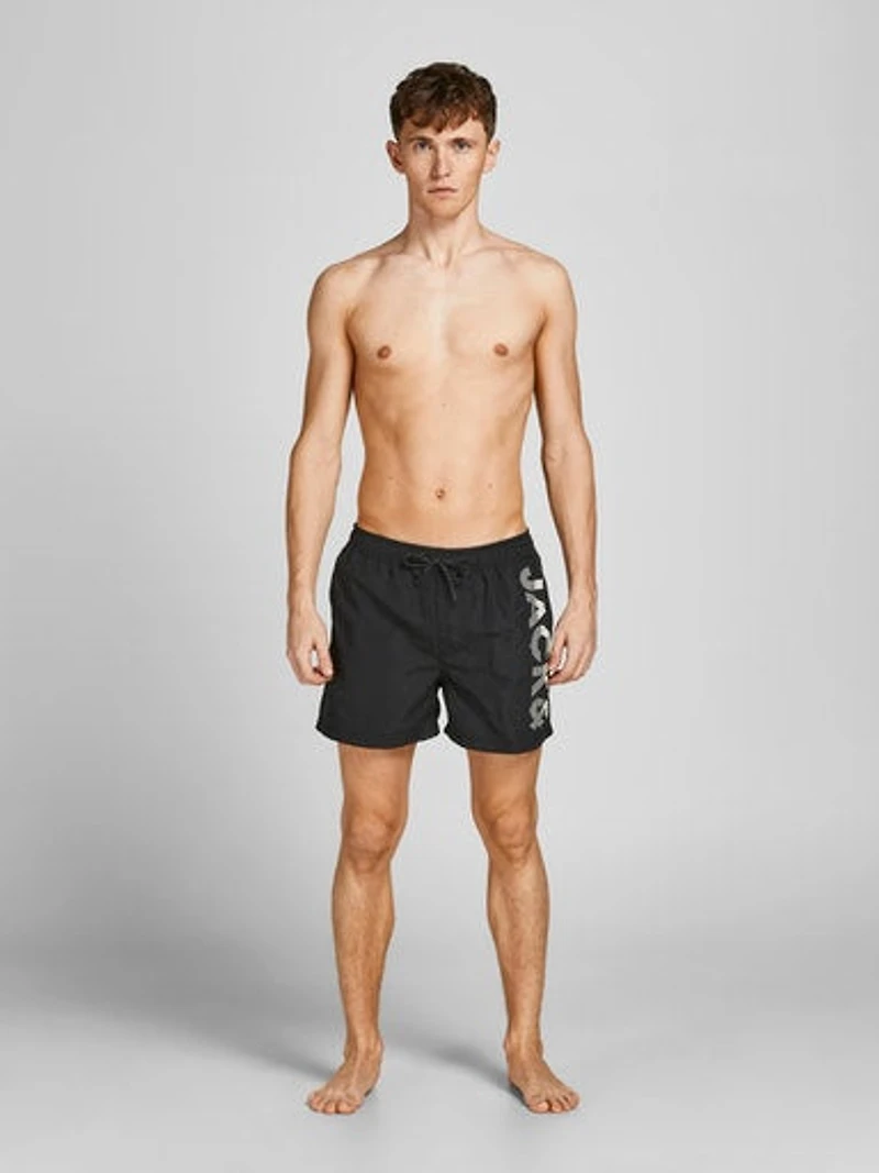 Maillot de bain Jack & Jones Akm Logo Noir
