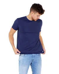 T-shirt Nu Crisp microfibre bleu marin