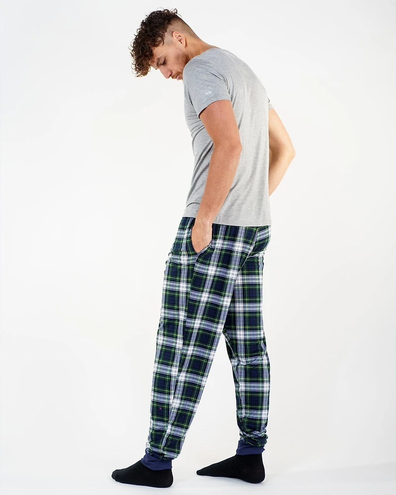 Pantalon de Pyjama Malone Tartan Vert