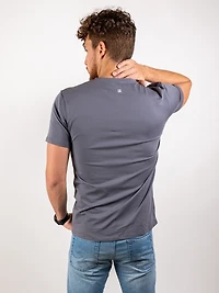 T-shirt Nu Pima coton gris