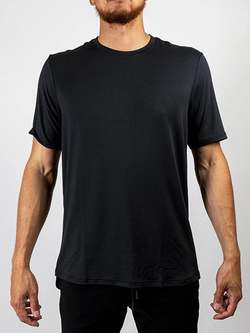 T-shirt col rond Ock noir