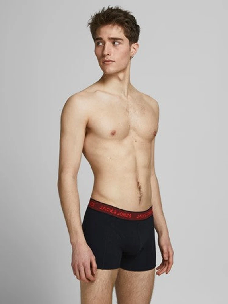 Boxer court Jack & Jones Waistband Rouge