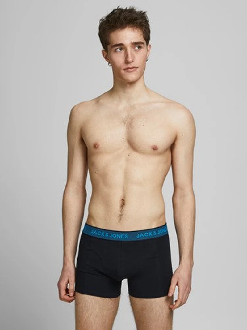 Boxer court Jack & Jones Waistband bleu