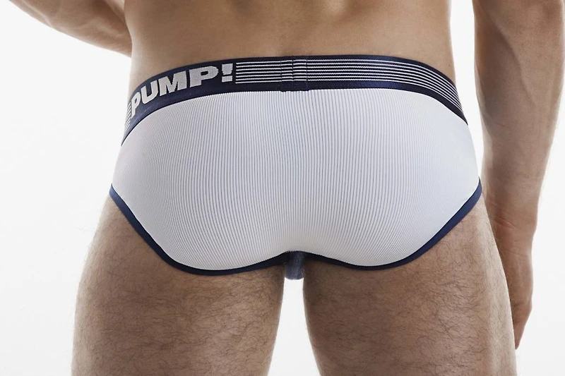 Pump! - Brief : Navy Ribbed