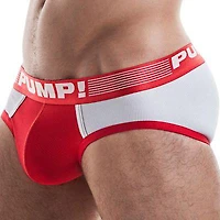 Pump! - Brief : Ribbed Red