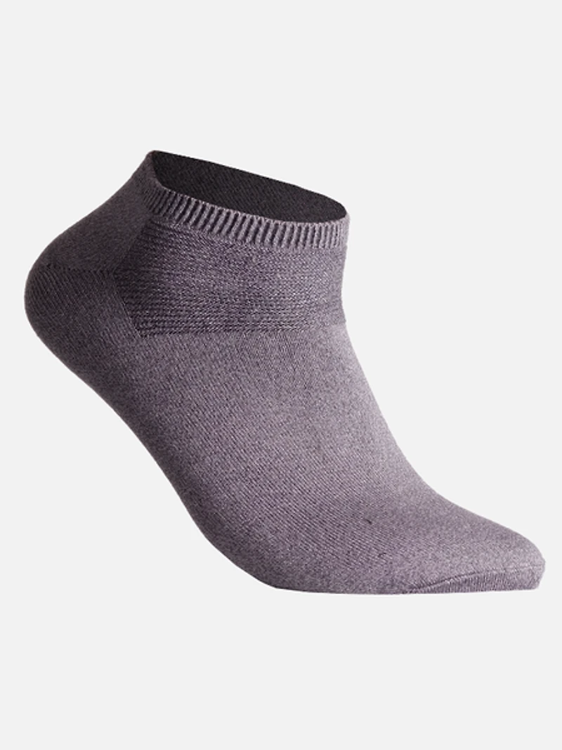 Bas courts Nu en bambou gris
