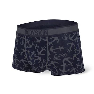 Boxer court Bodyskin Swag bleu avec ancres