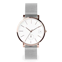 Montre mèche acier inox