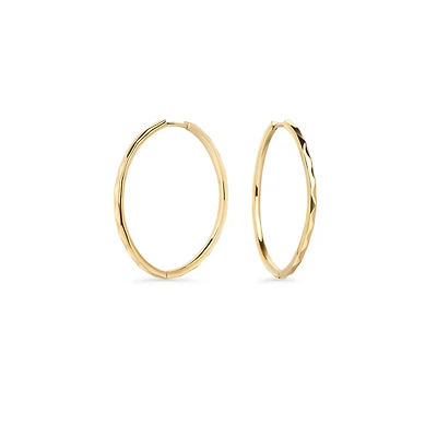 Jade Large Huggie Earrings