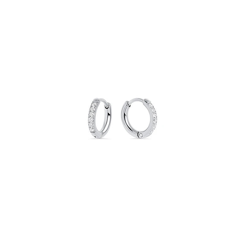 Mini Boucles d'Oreilles Dormeuses Stacks Chic - 8mm