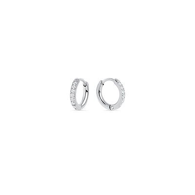 Mini Boucles d'Oreilles Dormeuses Stacks Chic - 8mm