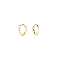 Mini Boucles d'Oreilles Dormeuses Stacks Unies - 8mm