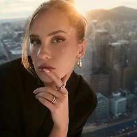 Peyton Huggie Earrings