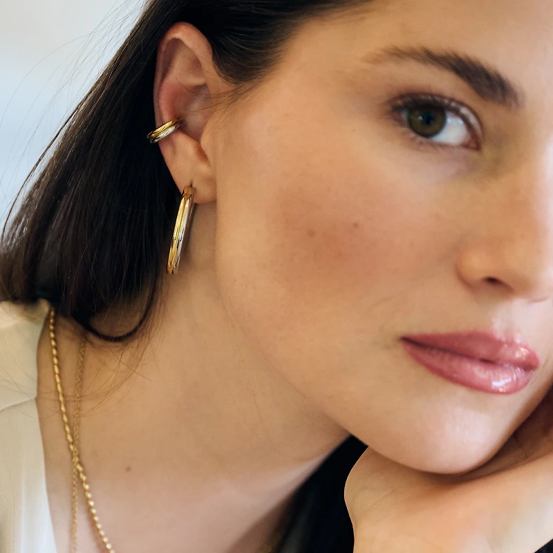 Nuance Huggie Earrings