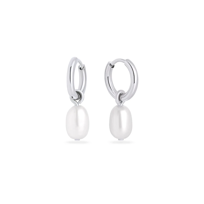 Boucles dormeuses perles Sally