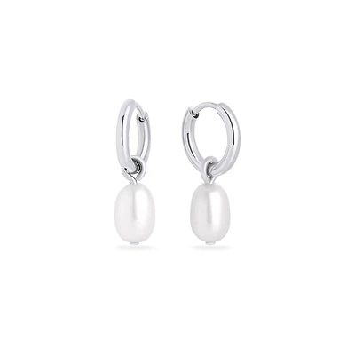 Boucles dormeuses perles Sally