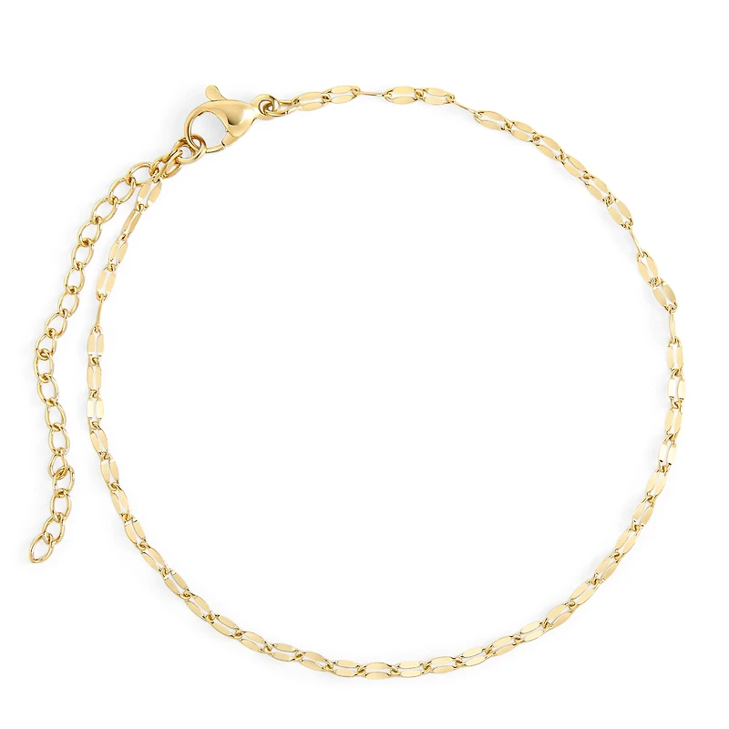 Bracelet coupe diamant acier inox