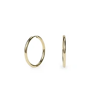 Boucles oreilles anneaux unies 20mm