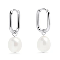 Boucles dormeuses perles Opale