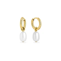 Boucles dormeuses perles Sally